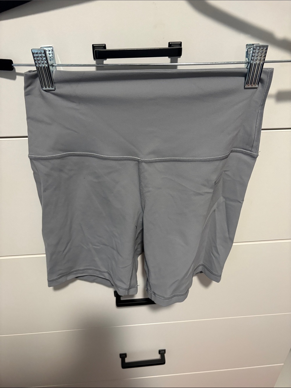 Lululemon Athletica High-Waist Gray Active Bike Shorts No Tag